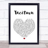 Stone Sour Taciturn Heart Song Lyric Quote Print