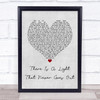 The Smiths There Is A Light That Never Goes Out Grey Heart Song Lyric Print