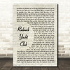 Craig Morgan Redneck Yacht Club Vintage Script Song Lyric Art Print