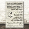 Paramore Still Into You Vintage Script Song Lyric Art Print