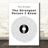 The Streets The Strongest Person I Know Vinyl Record Song Lyric Art Print