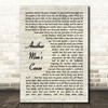 Levellers Another Mans Cause Vintage Script Decorative Wall Art Gift Song Lyric Print