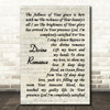 Phil Wickham Divine Romance Vintage Script Decorative Wall Art Gift Song Lyric Print