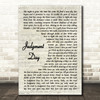 Whitesnake Judgment Day Vintage Script Decorative Wall Art Gift Song Lyric Print