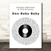 Smokey Robinson & The Miracles Ooo Baby Baby Vinyl Record Decorative Wall Art Gift Song Lyric Print