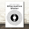 Stiff Little Fingers Alternative Ulster Vinyl Record Decorative Wall Art Gift Song Lyric Print