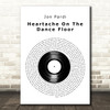 Jon Pardi Heartache On The Dance Floor Vinyl Record Decorative Gift Song Lyric Print