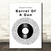 Depeche Mode Barrel Of A Gun Vinyl Record Decorative Wall Art Gift Song Lyric Print