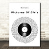 Wallows Pictures Of Girls Vinyl Record Decorative Wall Art Gift Song Lyric Print