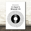 Blossoms I Can't Stand It Vinyl Record Decorative Wall Art Gift Song Lyric Print