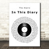 The Ataris In This Diary Vinyl Record Decorative Wall Art Gift Song Lyric Print