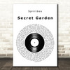 Spiritbox Secret Garden Vinyl Record Decorative Wall Art Gift Song Lyric Print