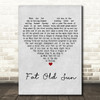 Pink Floyd Fat Old Sun Grey Heart Song Lyric Quote Print