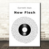 Current Joys New Flesh Vinyl Record Decorative Wall Art Gift Song Lyric Print