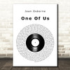 Joan Osborne One Of Us Vinyl Record Decorative Wall Art Gift Song Lyric Print