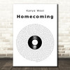 Kanye West Homecoming Vinyl Record Decorative Wall Art Gift Song Lyric Print