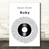 Kaiser Chiefs Ruby Vinyl Record Decorative Wall Art Gift Song Lyric Print