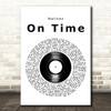 Wallows On Time Vinyl Record Decorative Wall Art Gift Song Lyric Print