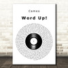 Cameo Word Up! Vinyl Record Decorative Wall Art Gift Song Lyric Print