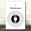 KSI Patience Vinyl Record Decorative Wall Art Gift Song Lyric Print
