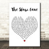 Jimmy Buffett The Slow Lane White Heart Decorative Wall Art Gift Song Lyric Print