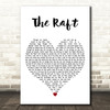 Fat Freddys Drop The Raft White Heart Decorative Wall Art Gift Song Lyric Print