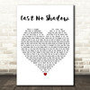 Oasis Cast No Shadow White Heart Decorative Wall Art Gift Song Lyric Print