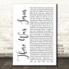 Zach Williams feat. Dolly Parton There Was Jesus White Script Wall Art Song Lyric Print