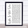 Moody Blues Nights In White Satin White Script Song Lyric Quote Print