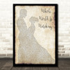 Within Temptation Whole World Is Watching Man Lady Dancing Decorative Gift Song Lyric Print