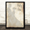 Yellowcard Only One Man Lady Dancing Decorative Wall Art Gift Song Lyric Print