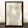 John Legend All Of Me Gay Couple Two Men Dancing Decorative Wall Art Gift Song Lyric Print