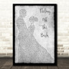 Pinegrove Peeling off the Bark Grey Man Lady Dancing Decorative Gift Song Lyric Print