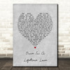 Alan Jackson Once In A Lifetime Love Grey Heart Decorative Wall Art Gift Song Lyric Print