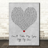 Lauryn Hill Cant Take My Eyes Off Of You Grey Heart Decorative Gift Song Lyric Print
