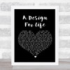 Manic Street Preachers A Design For Life Black Heart Song Lyric Quote Print