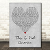 David Bowie This Is Not America Grey Heart Decorative Wall Art Gift Song Lyric Print