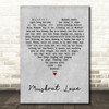 Captain & Tennille Muskrat Love Grey Heart Decorative Wall Art Gift Song Lyric Print
