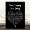 The Stone Roses Ten Storey Love Song Black Heart Song Lyric Quote Print