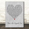 The Crystals Then He Kissed Me Grey Heart Decorative Wall Art Gift Song Lyric Print