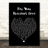 Otis Redding For Your Precious Love Black Heart Song Lyric Quote Print
