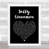 The Stone Roses Sally Cinnamon Black Heart Song Lyric Quote Print