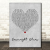 Ray Dunne Downright Blues Grey Heart Decorative Wall Art Gift Song Lyric Print