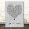 Nico Vega We Are The Art Grey Heart Decorative Wall Art Gift Song Lyric Print