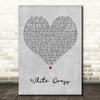 Lana Del Rey White Dress Grey Heart Decorative Wall Art Gift Song Lyric Print