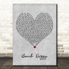 Another Level Bomb Diggy Grey Heart Decorative Wall Art Gift Song Lyric Print