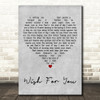 Faith Hill Wish For You Grey Heart Decorative Wall Art Gift Song Lyric Print