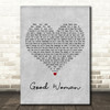 Maren Morris Good Woman Grey Heart Decorative Wall Art Gift Song Lyric Print