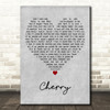 Lana Del Rey Cherry Grey Heart Decorative Wall Art Gift Song Lyric Print