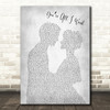 Cigarettes After Sex Youre All I Want Man Lady Bride Groom Wedding Grey Wall Art Song Lyric Print
